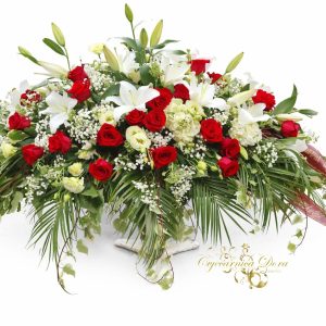 Pokrov za lijes "Crveno-bijeli"